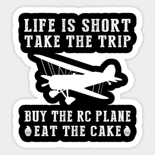 High-Flying Delights: Soaring through Life's Adventures and Desserts! Sticker